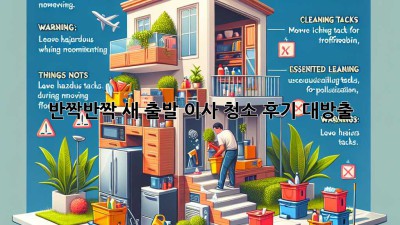 🏠 반짝반짝 새 출발! 이사 청소 후기 대방출 ✨
