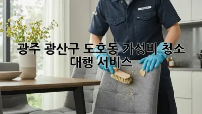 광주 광산구 도호동 가성비 청소 대행 서비스